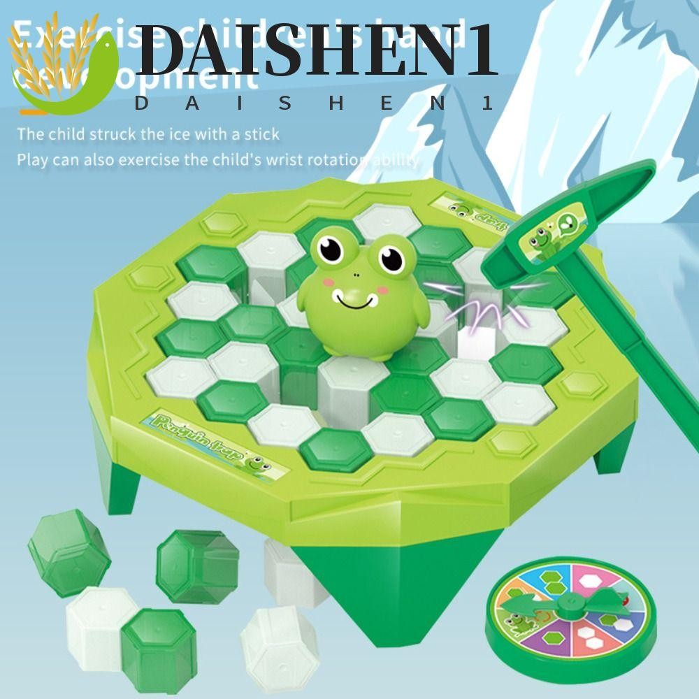 Daishen1 ของเล่นเกมกบ เพนกวิน กบ เป็ด พลาสติก สีเขียว ฟ้า เหลือง