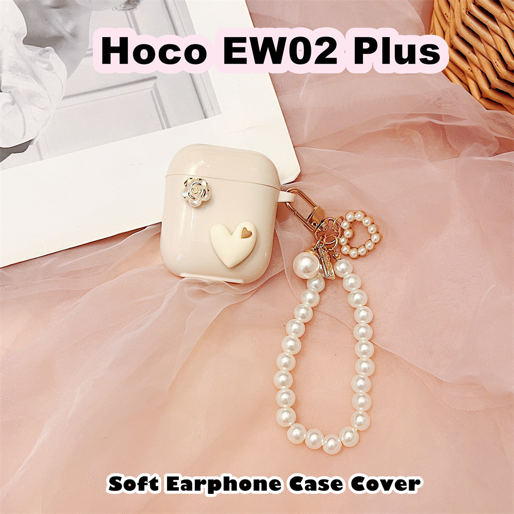 อนาคตดาวสําหรับ Hoco EW02 Plus Case Cream การ์ตูนซิลิโคนอ่อนนุ่มหูฟังกรณีปลอกปก
