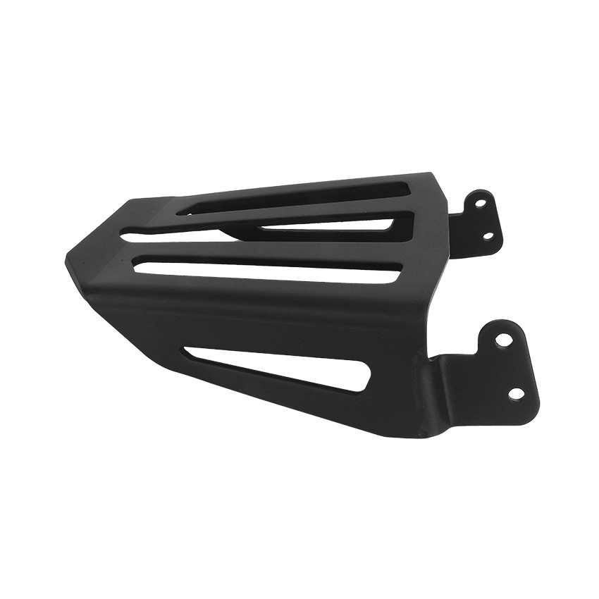 ชั้นวางกระเป๋ารถจักรยานยนต์เหล็กสีดําพนักพิงด้านหลัง Sissy Bar Rack สําหรับ Yamaha Star Bolt XVS950 