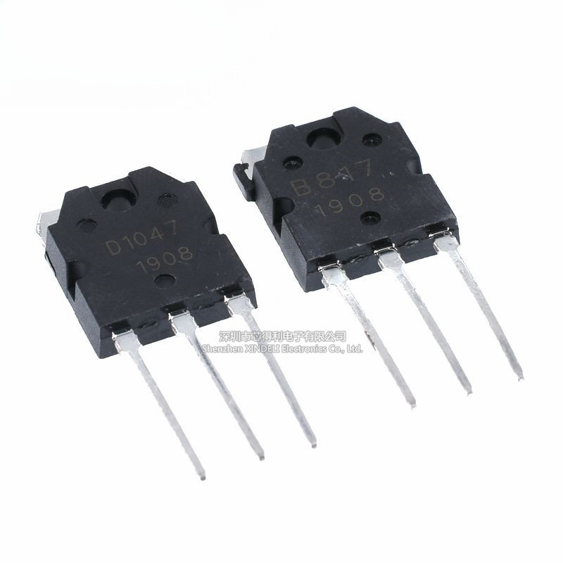 D1047 B817 2SD1047 2SB817 TO-3 เครื่องขยายเสียงชิป IC ยี่ห้อใหม่คุณภาพดี ราคา ถูกที่สุด ดีลบีเคเค