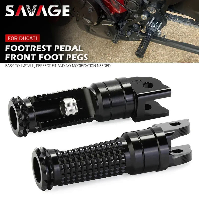 SV Front Footrest Foot Peg For DUCATI 1198 1098 Streetfighter 848 Supersport 750 800 900 1000 Monste