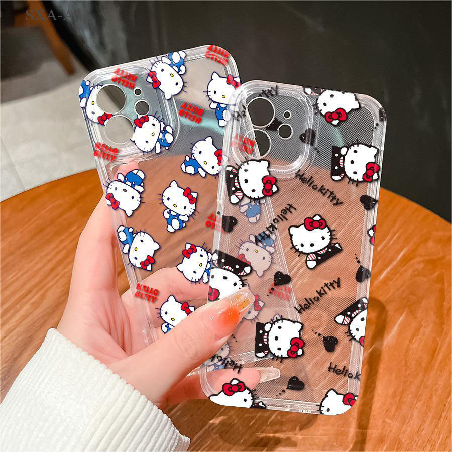 โปร่งใส เคส For Samsung Galaxy A15 A14 A13 A12 A11 A10S A06 A05 A05S A04 A04S A03 A03S M12 M11 เคสโทรศัพท์ เคสซัมซุง TK