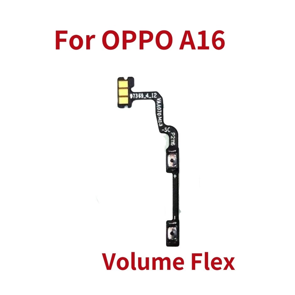 ปุ่มปรับระดับเสียงไฟ A16 ด้านหลัง Flex สําหรับ Oppo A16S A54S บนปุ่มปิดด้านข้าง Flex สายริบบิ้น ราคา ถูกที่สุด ดีลบีเคเค แกลเลอรีภาพที่ 6