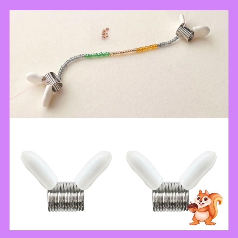 Siy ลูกปัด Stopper ชุดโลหะประดับด้วยลูกปัด Helper เครื่องประดับทําเครื่องมือ Spring End Fasteners