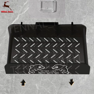 ที่วางสบู่รูปโลมา โปร่งใส ติดผนัง ไม่ต้องเจาะรู รับน้ำหนักได้เยอะ ระบายน้ำอย่างรวดเร็ว