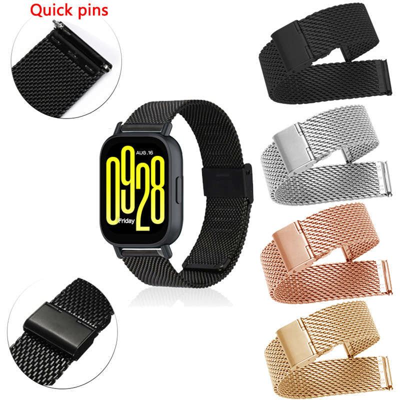 สายสแตนเลส Milanese สําหรับ Redmi Watch 5 Active Watch5 lite
