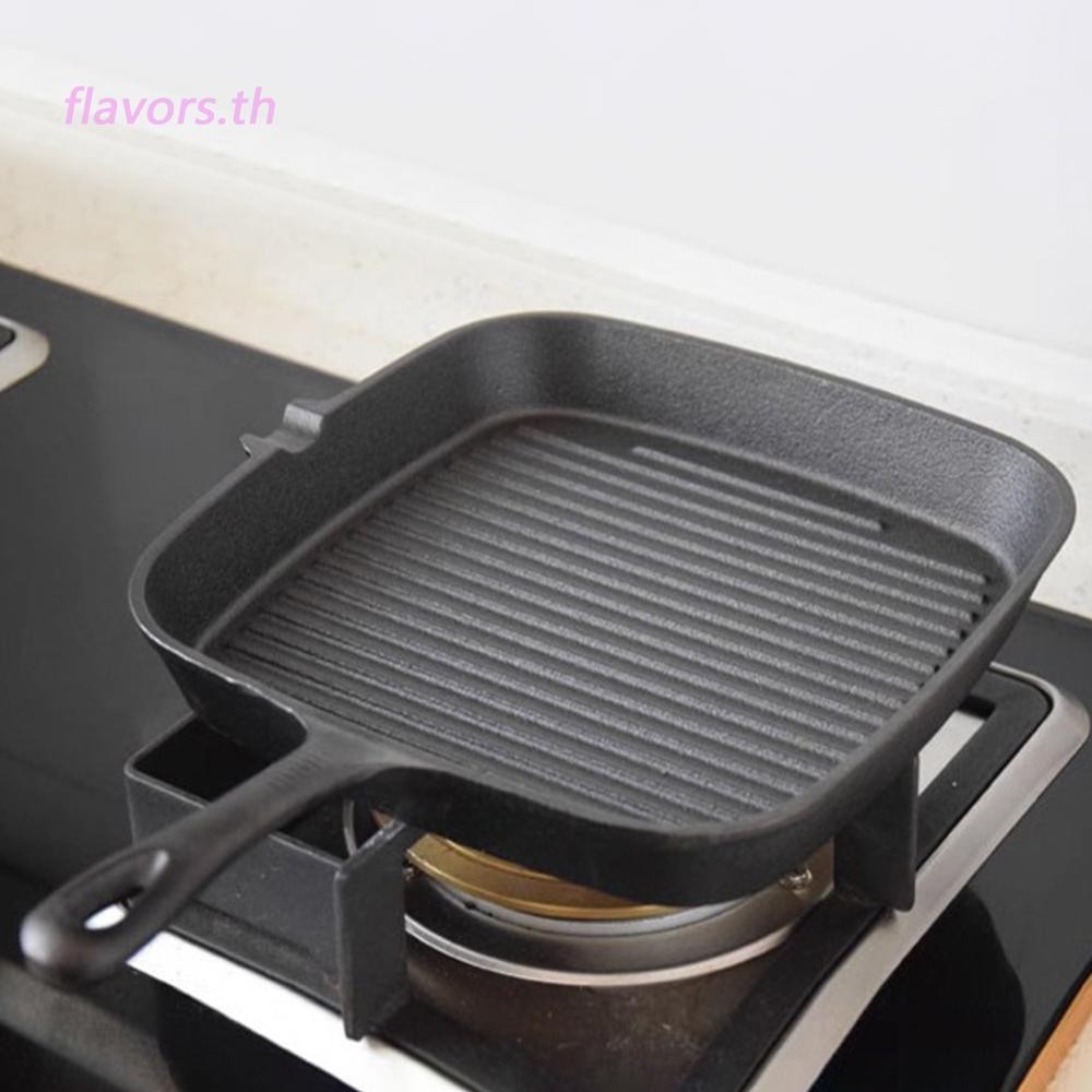กระทะสเต็กเหล็กหล่อจานสเต็กไม่เคลือบไม่เคลือบไม่เคลือบหม้อกระทะปลา [รส.ไทย] - รูปที่ 4