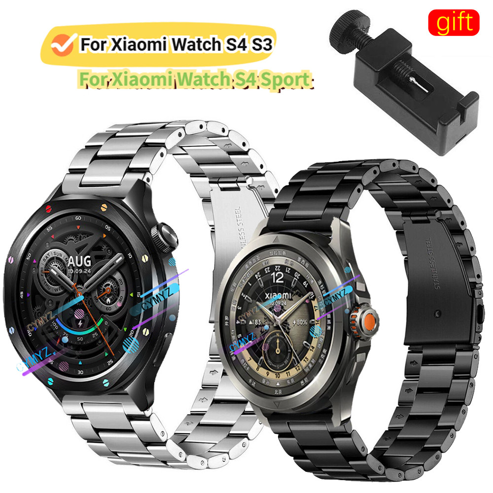 Xiaomi Watch S4 S3 สายโลหะสําหรับ Xiaomi Watch S4 สายสปอร์ต สายรัดข้อมือกีฬา