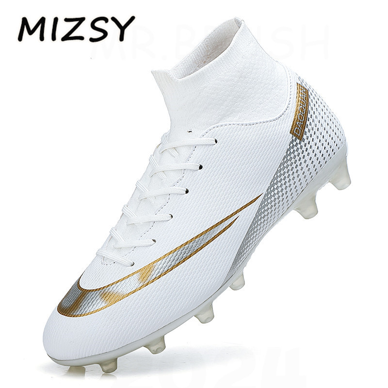 MIZSY 2025【CODสไตล์ใหม่】[35-44] สตั๊ดฟุตบอลหุ้มข้อ รองเท้าสตาร์ท รองเท้าสตั๊ดฟุตบอล รองเท้าฟุดบอล Football Soccer Shoes