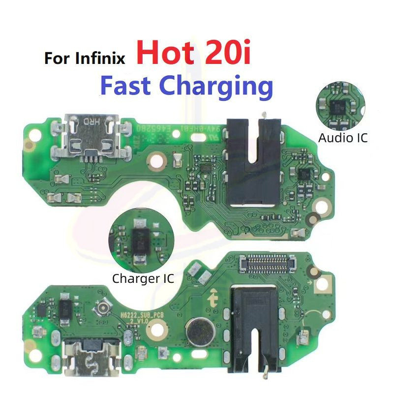 แพรตูดชาร์จ (Charging Port Flex )  สําหรับInfinix Tecno Pova Neo Infinix Spark 9 Go 2022 Hot 20iสมาร์ท 6 HD USB ราคา ถูกที่สุด ดีลบีเคเค แกลเลอรีภาพที่ 7
