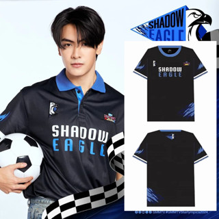 Gmmtv STARLYMPICS 2024 / Shadow Eagle Jersey สีดําคอลูกเรือแ…