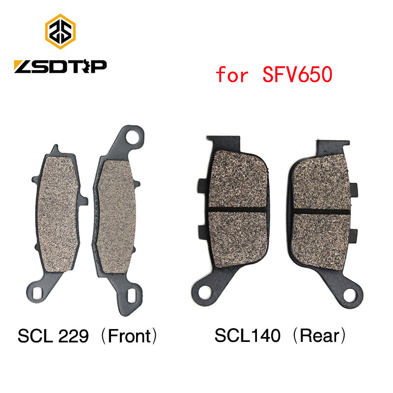 Motorcycle Resin Brake Pad Set for SUZUKI SFV650 SFV 650 Gladius 2009 & up