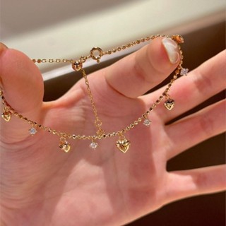 ไทเทเนียมเหล็กจะไม่จางหายร้อนขายพู่หัวใจกระพริบเพชรสร้อยข้อม…