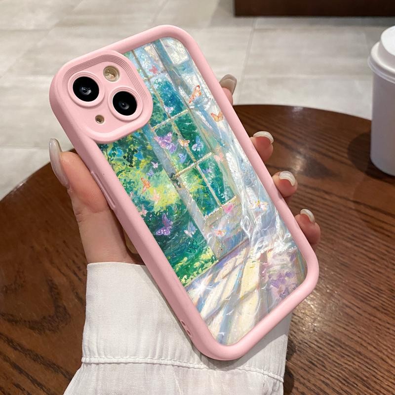 เหมาะสำหรับ Iphone 11 11 Pro Max 12 Pro Max 13 Pro Max กรณีโทรศัพท์มือถือ Beautiful Monet's Garden เ