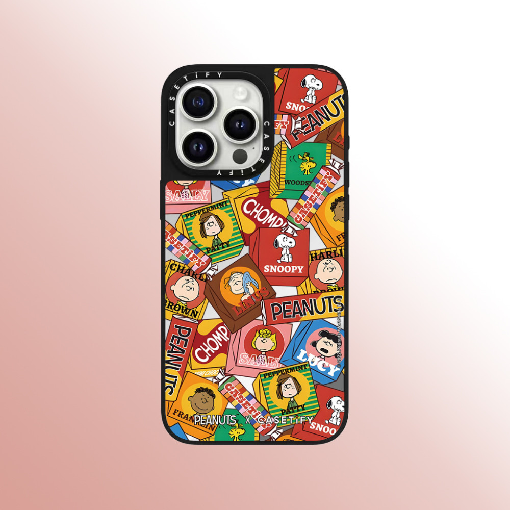 Casetify สนุกการ์ตูนคุณภาพสูงกระจกเคสโทรศัพท์เหมาะสําหรับ iPhone 16promax 16pro 16 plus 15 promax 14 promax 15 pro 14 pro 13 pro 12 แฟชั่น Anti Drop Hard Case