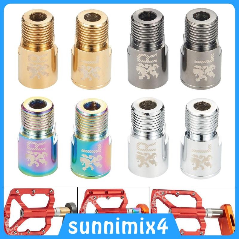 [H2Sports] 2 ชิ้นจักรยานเหยียบ Extender Pedal Spacer เหยียบสําหรับรถสามล้อพับจักรยาน Downhill