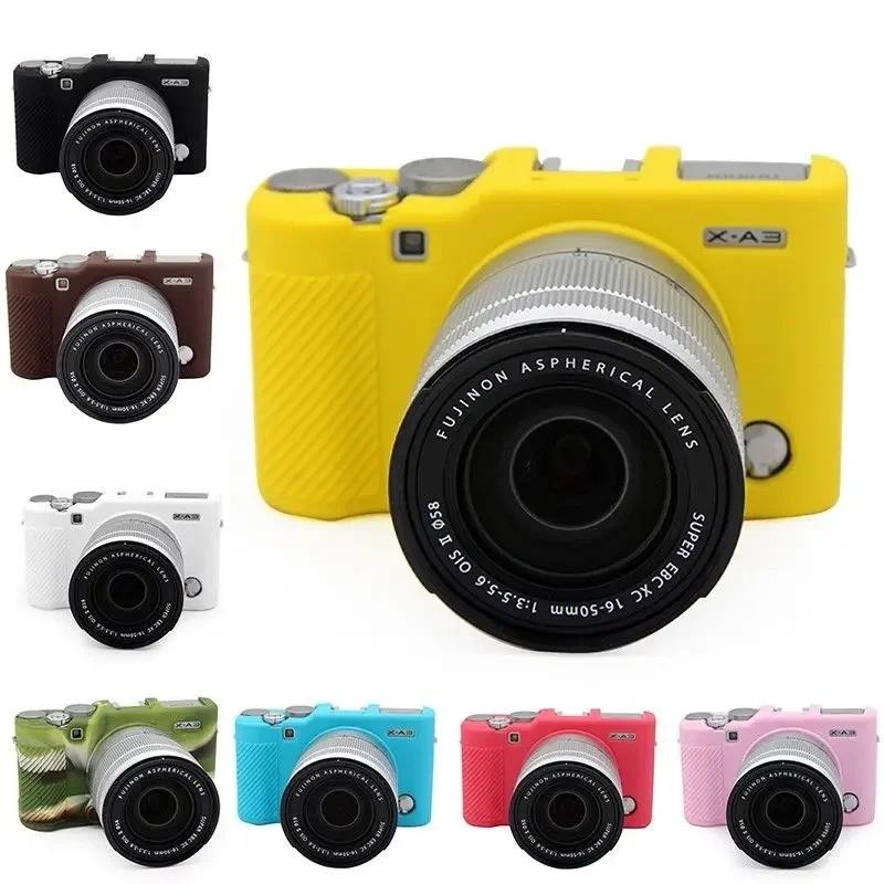 ซิลิโคนนุ่มกล้อง DSLR ฝาครอบสําหรับ Fujifilm XA3/XA5/XA10/XA20 ใหม่ Fujifilm กระเป๋าภาพสําหรับกล้อง