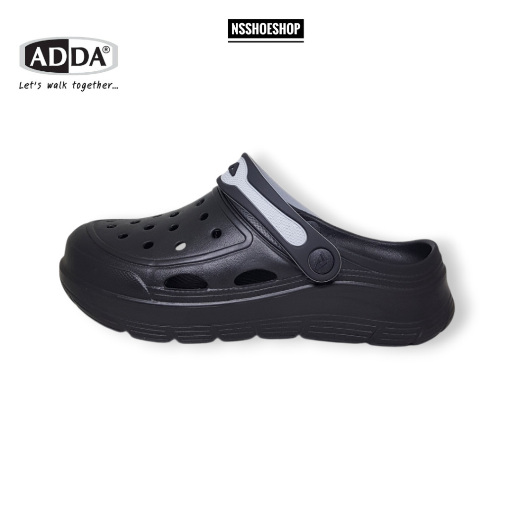 [พร้อมส่ง] ADDA 59S01 รองเท้าแตะ CLOG รองเท้าลำลอง สำหรับผู้ชาย แบบสวมหัวโต แบบสวม size 7-10