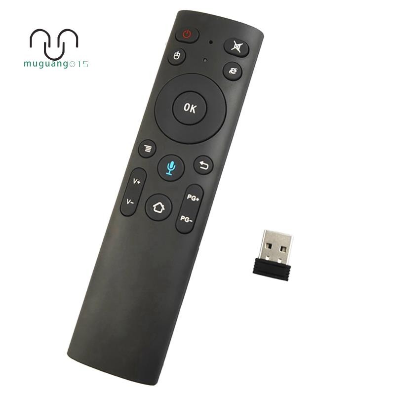 🔥Q5+ Air Mouse Bluetooth Voice Remote Control สําหรับสมาร์ททีวี Android Box ไร้สาย 2.4G Voice Remote Control