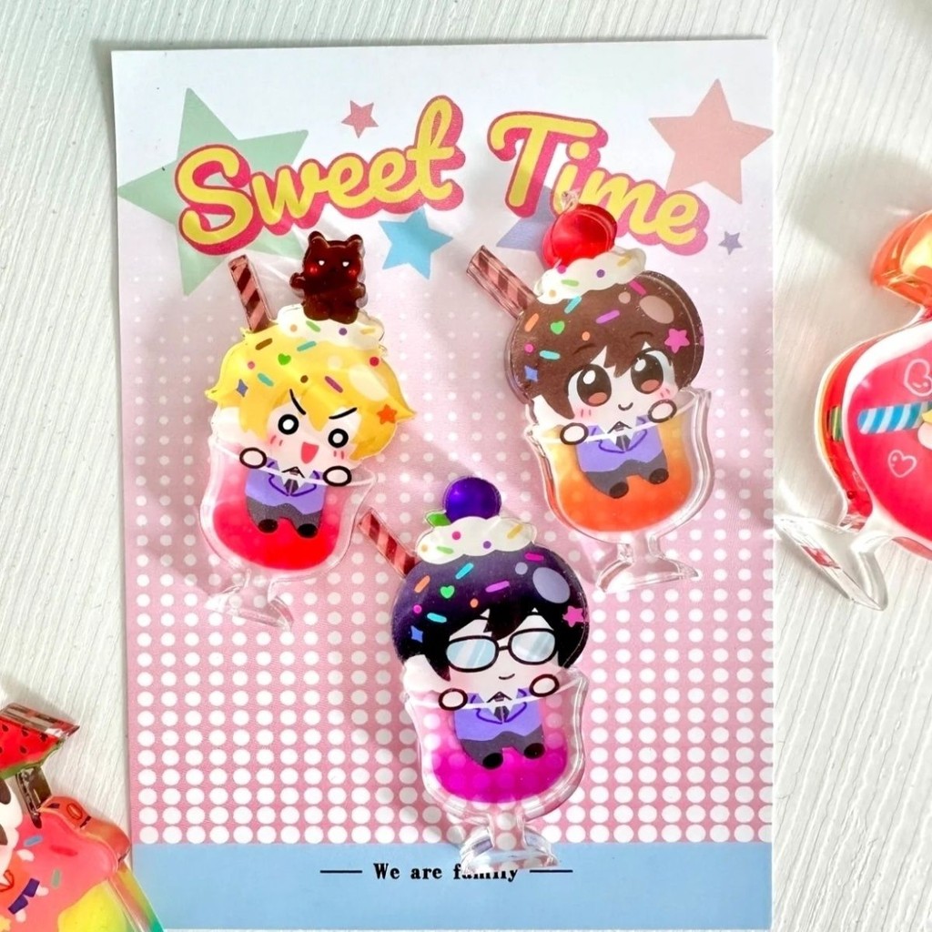 Ouran High School Host Club ถ้วยอะคริลิค Suou Tamaki รูป Fujioka Haruhi อะนิเมะสินค้า Ootori Kyouya โต๊ะ Decor