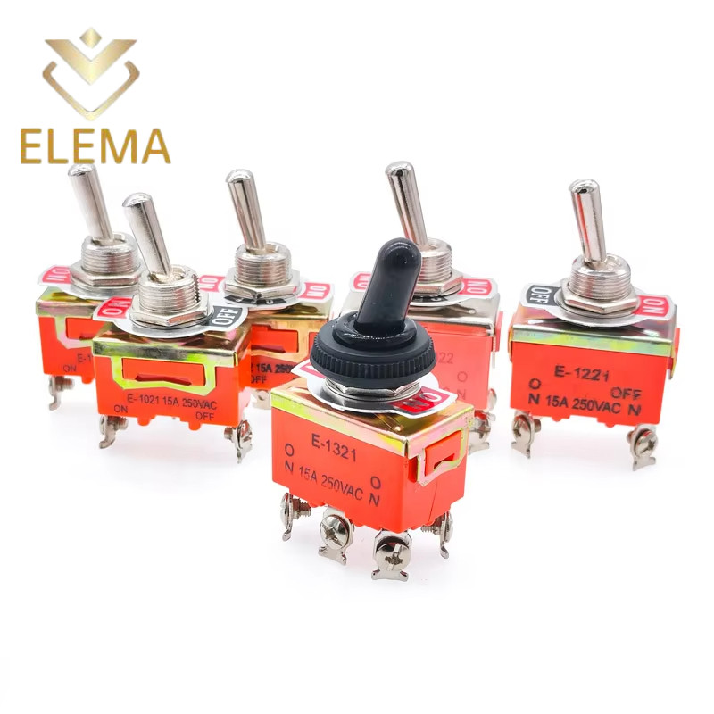 Toggle Switch E-TEN E-TEN1021 1122 1221 1321 1322 สวิตช์โยก 15A 250VAC สวิตช์ไฟหมวกกันน้ํา