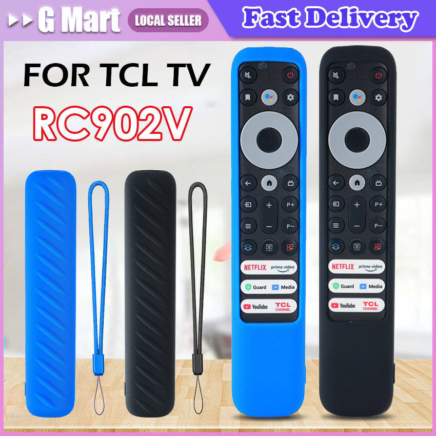 TCL ⭐LazTopผู้ขายRC902V FMR1 Voice Remote ControlสําหรับTCL 8K Qledสมาร์ททีวีเสียงRemoto 50P725G 55C