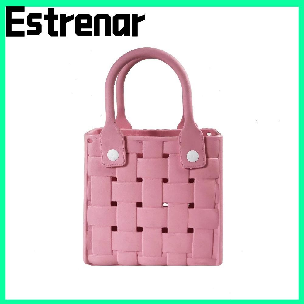 Estrenar กระเป๋าชายหาด, กระเป๋าโท้ทสีทึบ EVA, กระเป๋าถือผู้หญิง Fit Charms
