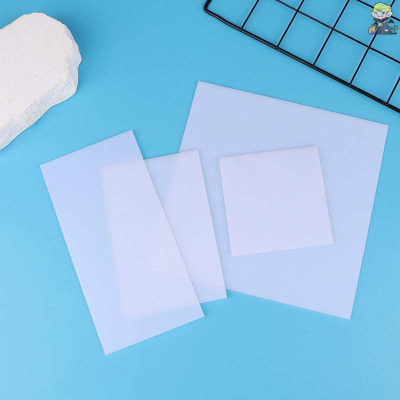 [CL] 1 ชิ้นแผ่นกระจายอะคริลิกความหนาพลาสติกไฟ Led Milky โปร่งแสงช่องว่างแผ่น TH