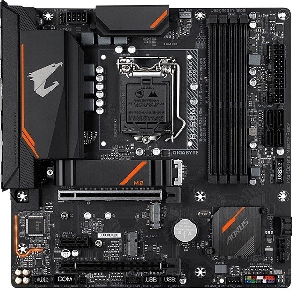 GIGABYTE B460 M AORUS Pro เมนบอร์ดระดับไฮเอนด์รองรับ10รุ่น CPU D4หน่วยความจำคู่ M.2อินเตอร์เฟซ