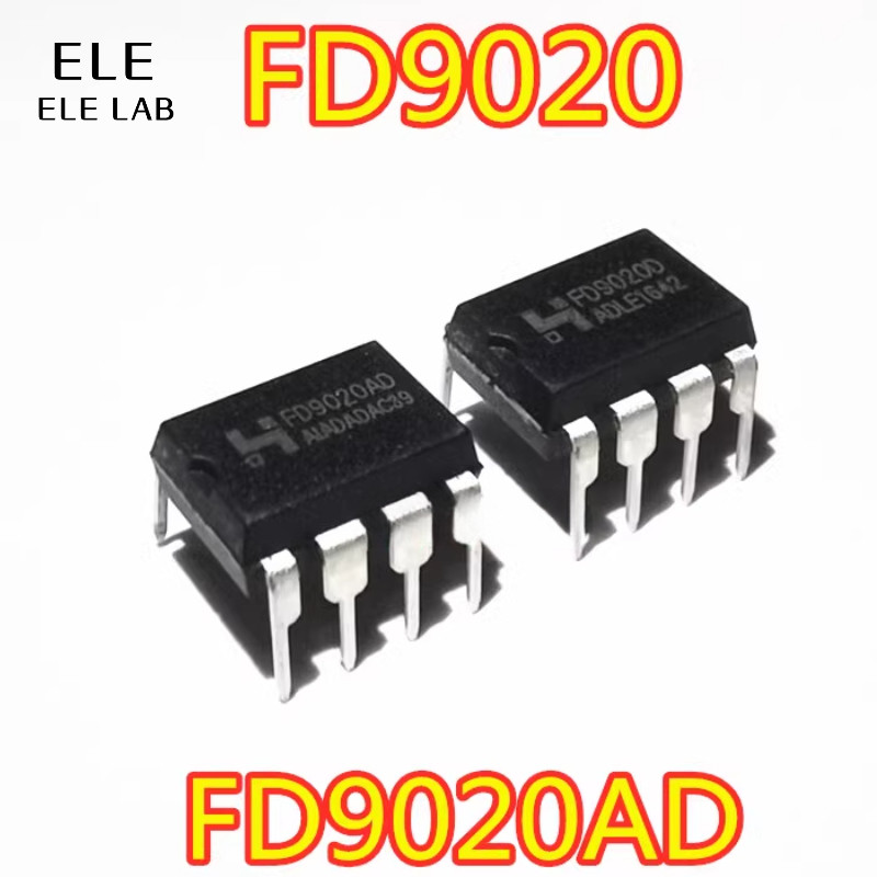 2/2 ชิ้น Original FD9020AD FD9020D FD9020 Power IC DIP-7 PWM ควบคุมสําหรับอะแดปเตอร์ AC/DC, เครื่องชาร์จและไดรเวอร์ LED