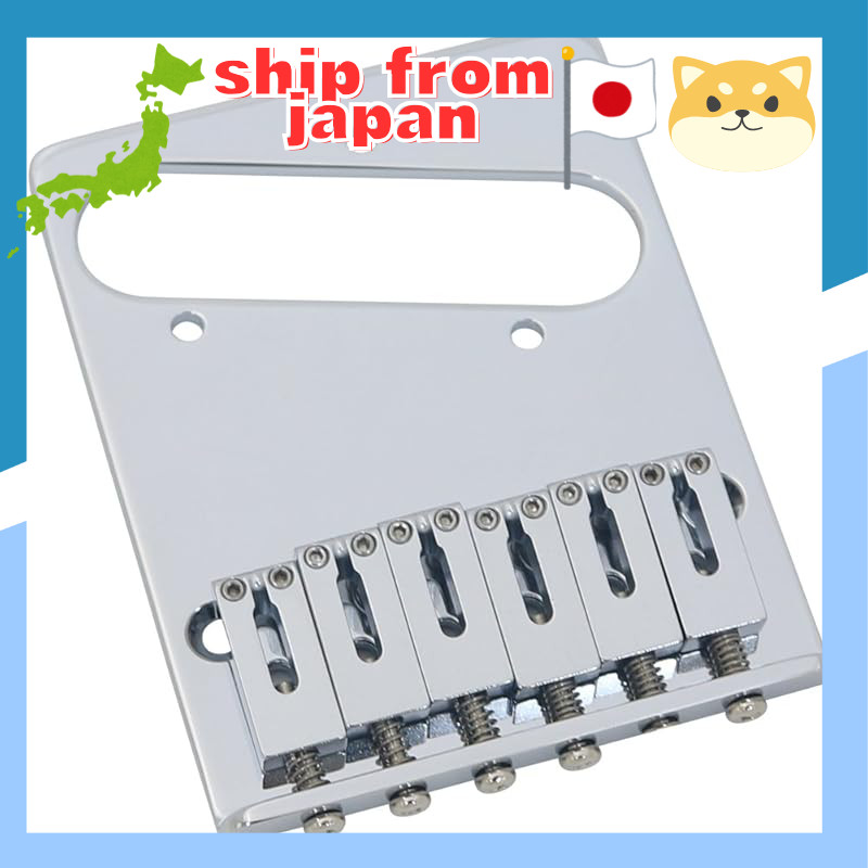 Hosco
GOTOH TL Type Bridge with Steel Saddles, 10.8mm Pitch, Chrome Finish