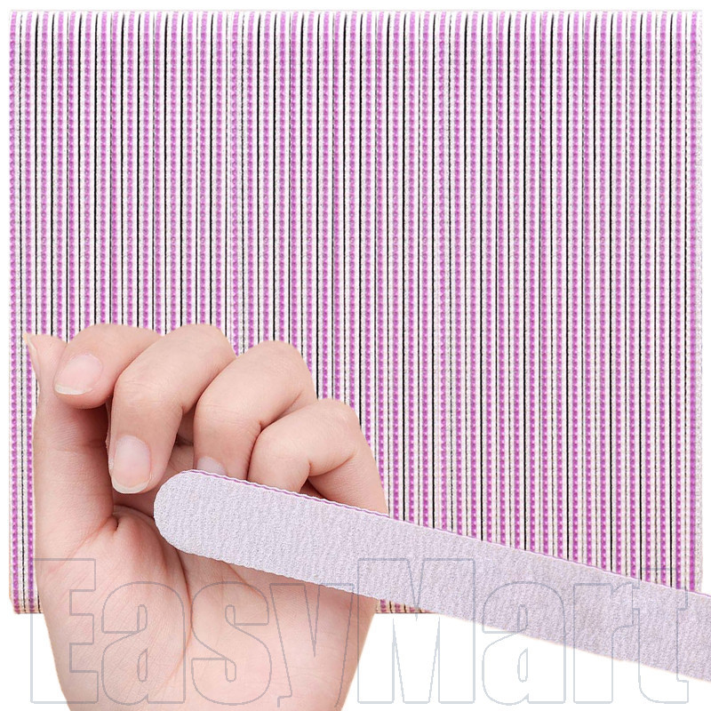 1/2/4ชิ้นตะไบเล็บสองด้าน-แถบกระดาษทราย180-มืออาชีพร้านเล็บและเท้าบําบัด-แถบปิดผนึกมือ-เครื่องมือดูแลเล็บ-ยูวีเจลแถบขัดเล็บ