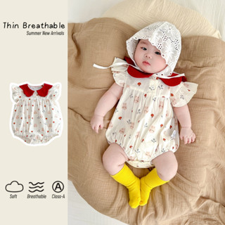 ฤดูร้อนใหม่เสื้อผ้าเด็กหญิงบอดี้สูท 0-28 เดือนสไตล์เจ้าหญิงส…