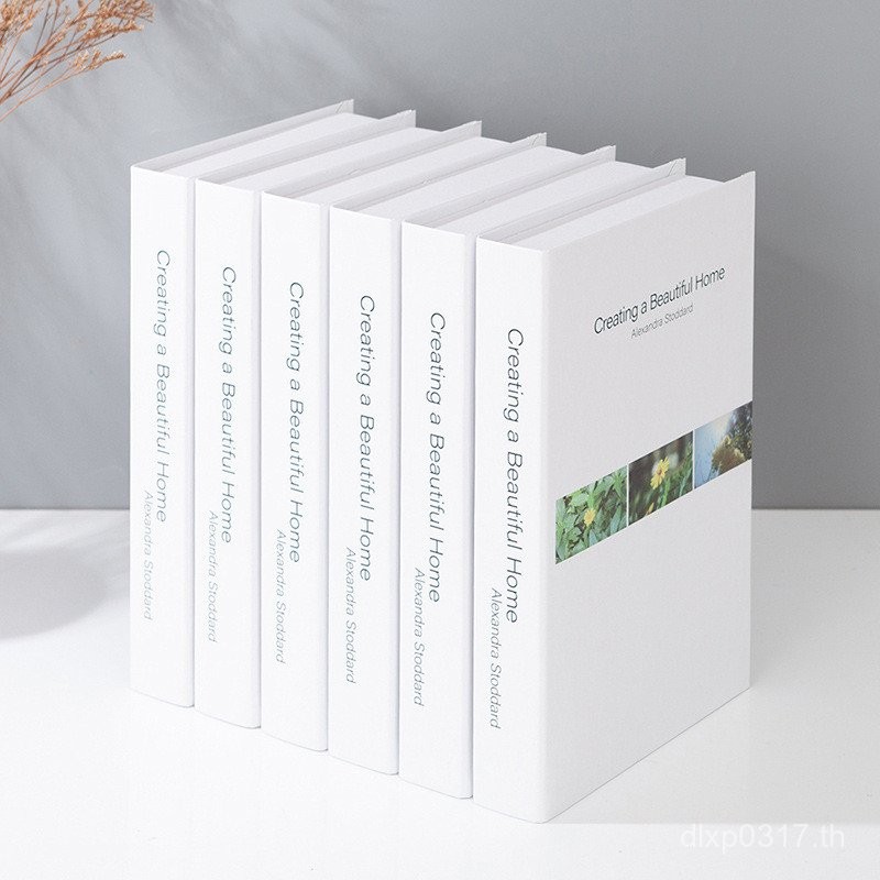 หนังสือโมเดลแสดง โมเดลห้องตกแต่งขาวดำ หนังสือปลอม ตกแต่งสีเทา สมัยใหม่ มินิมอล หนังสือถ่ายภาพ LAKX
