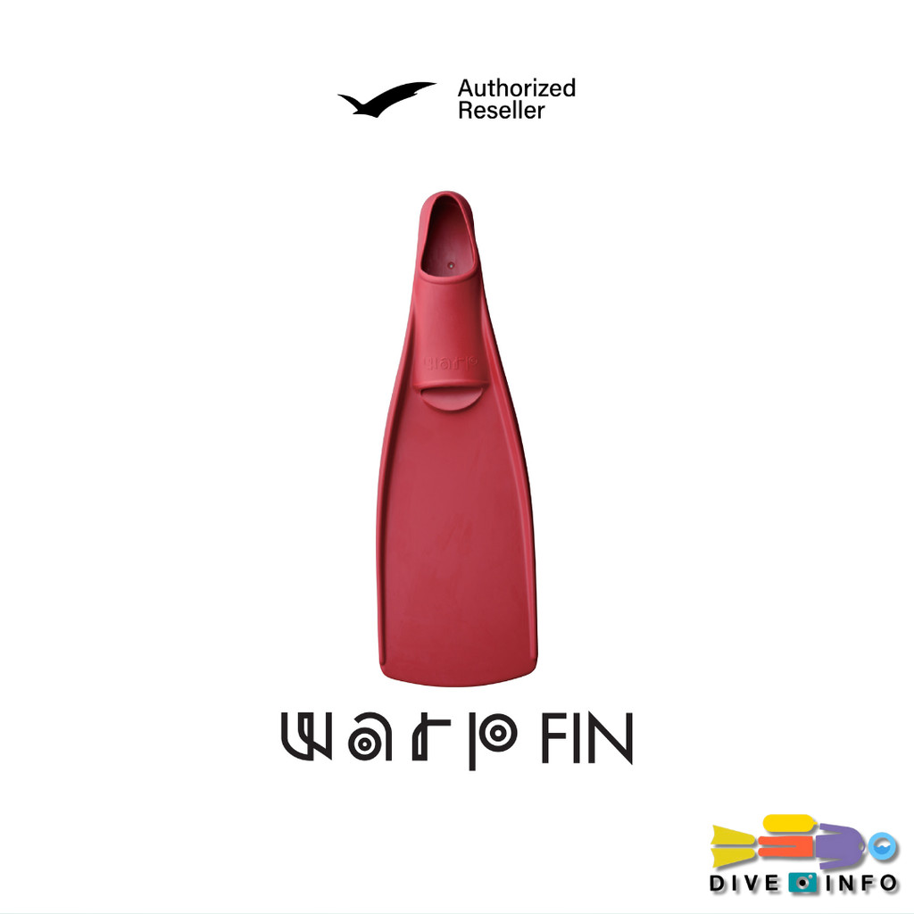 GULL - Fin Warp, Long-blade, Full foot fins (ฟินดำน้ำ)