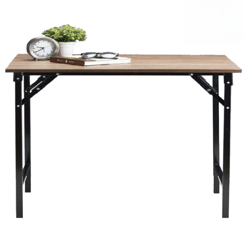 โลตัส โต๊ะพับ อเนกประสงค์ ลายไม้เข้ม 80X60X75 ซม. LOTUS'S MULTI PURPOSE TABLE DARK WOOD 80X60X75 CM.