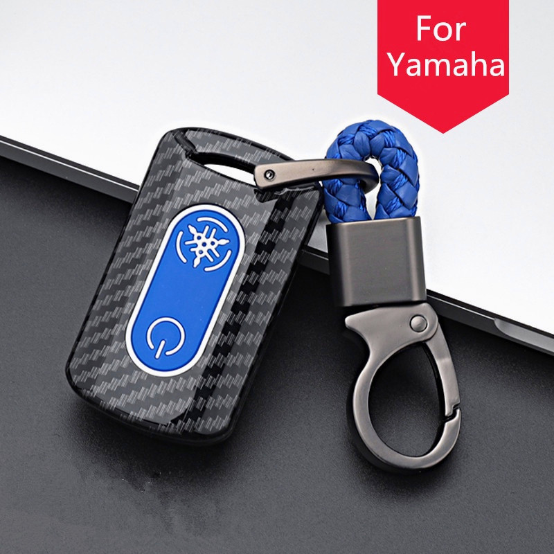 เคสกุญแจ YAMAHA Nmax155 Aerox Grand Filano Qbix Lexi เคสกุญแจรีโมทรถจักรยานยนต์ คาร์บอนไฟเบอร์ สําหรับ - รูปที่ 4