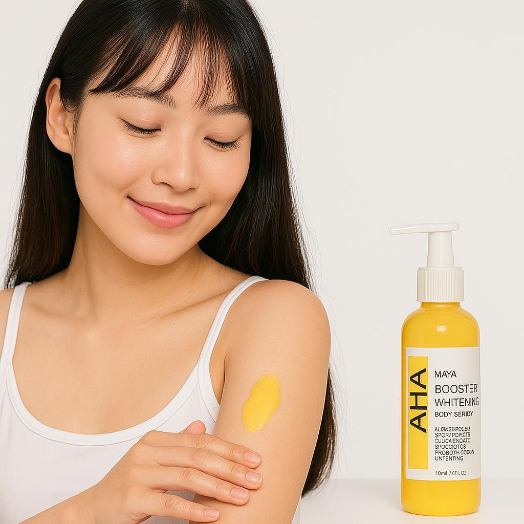 ซื้อ1แถม1 มายา เอเอชเอ คอลลาเจน ไวเทนนิ่ง บอดี้เซรั่ม 120ml | เซรั่มบำรุงผิวกายเนื้อบางเบา thumbnail 7