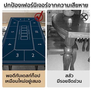 🔥ฟรี ถุงเก็บของ🔥 ผ้าปูโต๊ะโป๊กเกอร์ แผ่นยางพิเศษ ผ้ายางปูโต๊ะ แบบยางผ้ายางกันลื่น กันน้ำกันขอบง้อ Dezhou-