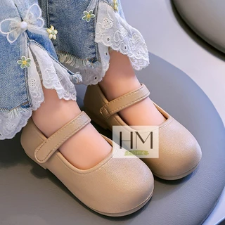 รองเท้าหนังPU รองเท้าแมรี่แจนเด็ก แบบสวม สไตล์เจ้าหญิง น่ารักๆ