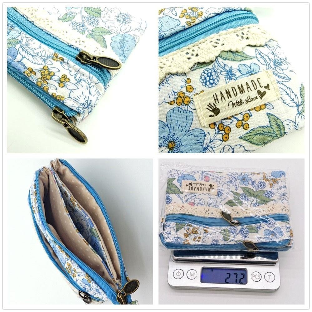 กระเป๋าใส่เหรียญ หู,กระเป๋ากันน้ํามัลติฟังก์ชั่น,กระเป๋าถือซิปสั้นเรียบง่ายน่ารัก - รูปที่ 3