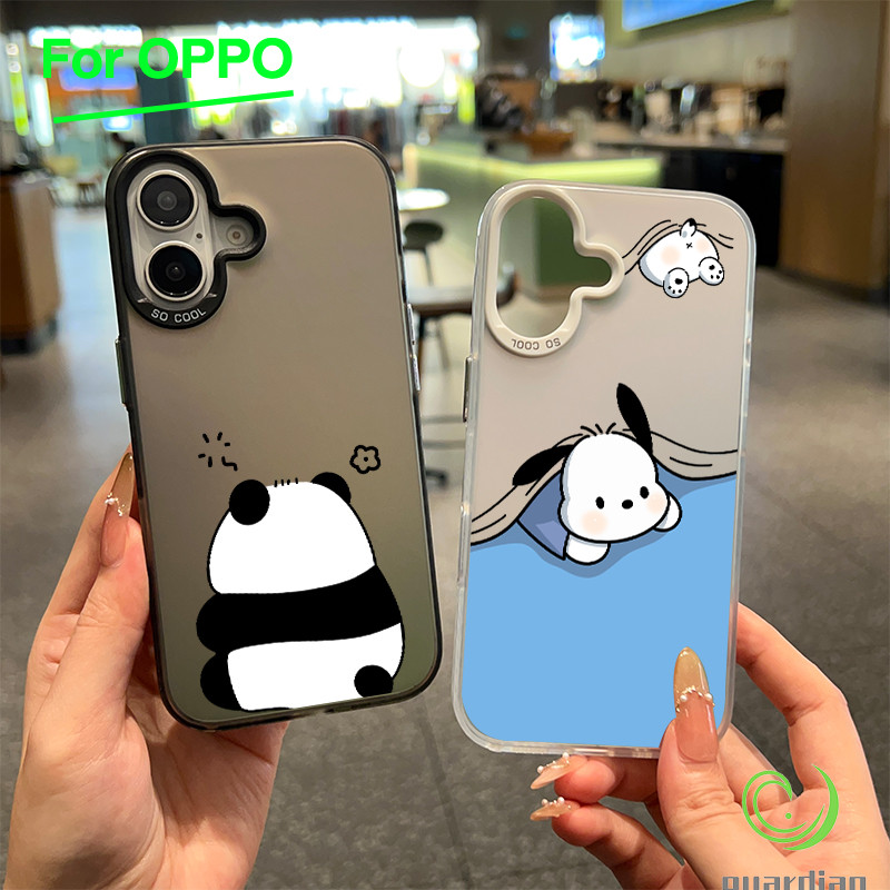 For เคสโทรศัพท์ OPPO A3 A3X A60 5G A9 A18 หมาแนวการ์ตูน A38 A15 A15s A60 A35 A17 A17K A79 5G OPPOA57 4G A55 A77 A77S4G