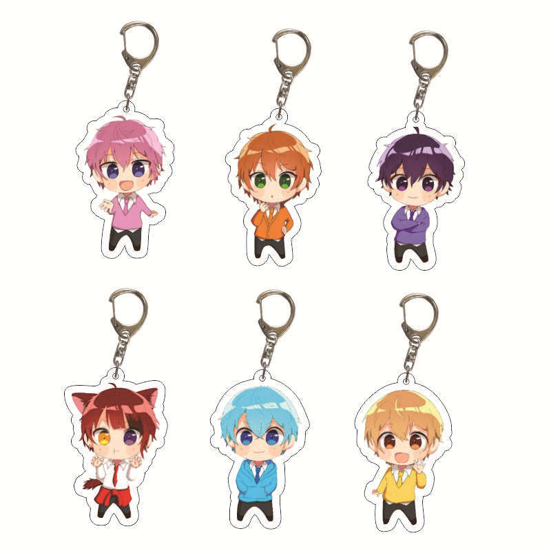 พวงกุญแจอะคริลิค Shinaka Junping Kram การ์ตูน