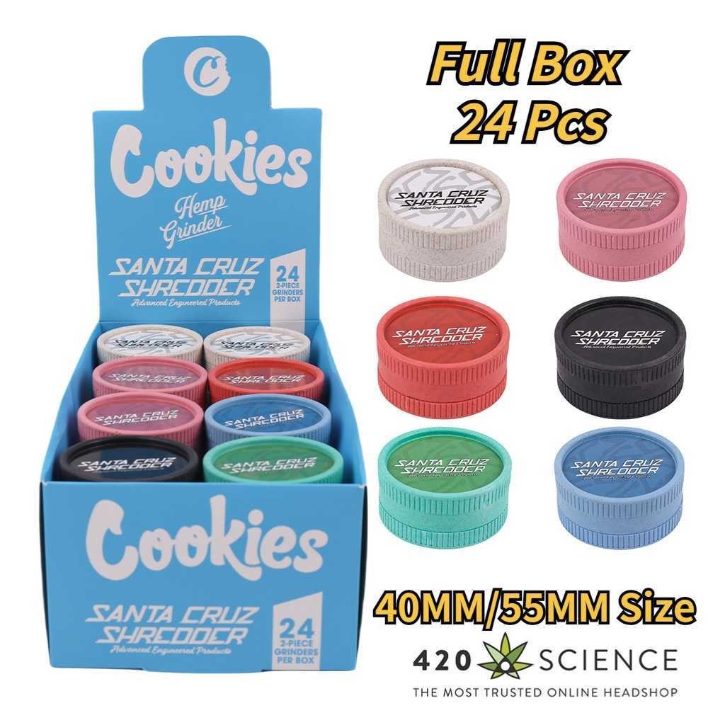 (ขายส่ง!! ยกกล่อง 24 ชิ้น) Grinder Cookies 40MM/56MM เครื่องบดสมุนไพร ที่บดสมุนไพร