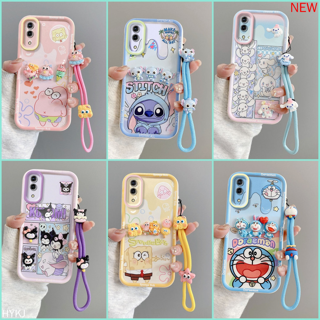 เคส Samsung A02 Anti fall อะนิเมะการ์ตูน TPU ซิลิโคนอ่อนนุ่ม 3D เคสโทรศัพท์น่ารัก XXLK