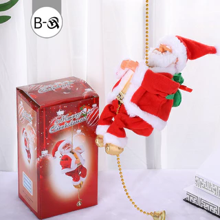 BHQ ของเล่นซานตา ซานตาคลอสปีนเชือก ของขวัญคริสต์มาส ของเล่นเด็ก