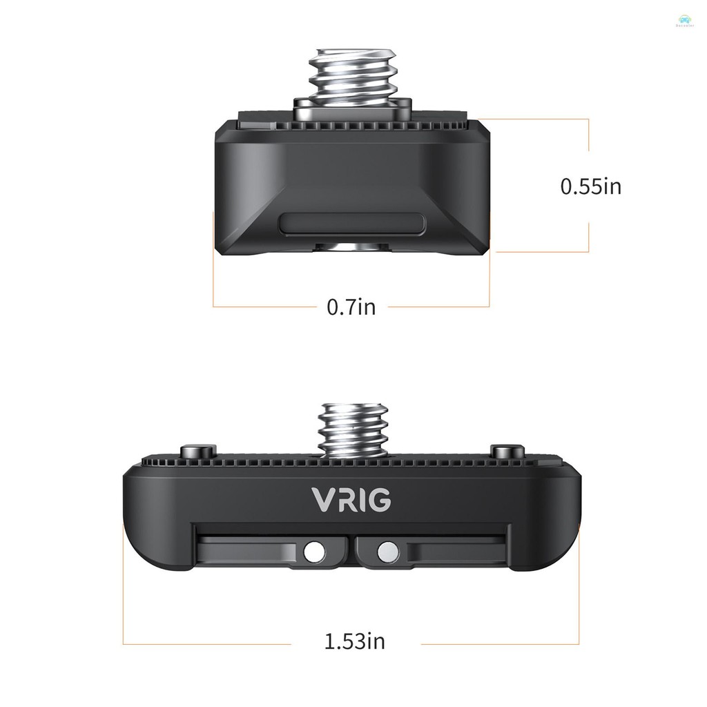 Yb2 อะแดปเตอร์ VRIG AC18 3-in-1 Quick Release อะแดปเตอร์ฐานกล้องขาตั้งกล้อง Quick Release Mount สําหรับ Insta360 X4