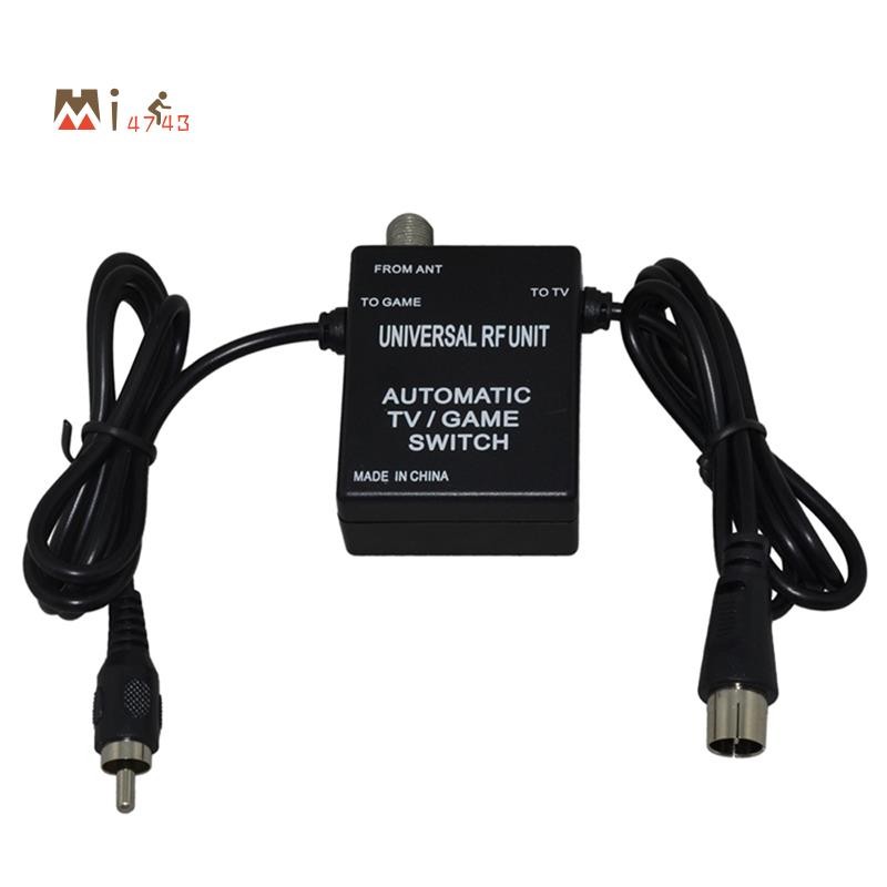 Mi474433 ใน 1 Universal RF Unit อะแดปเตอร์สายอัตโนมัติทีวีเกมสําหรับ NES สําหรับ SNES สําหรับ SEGA Genesis