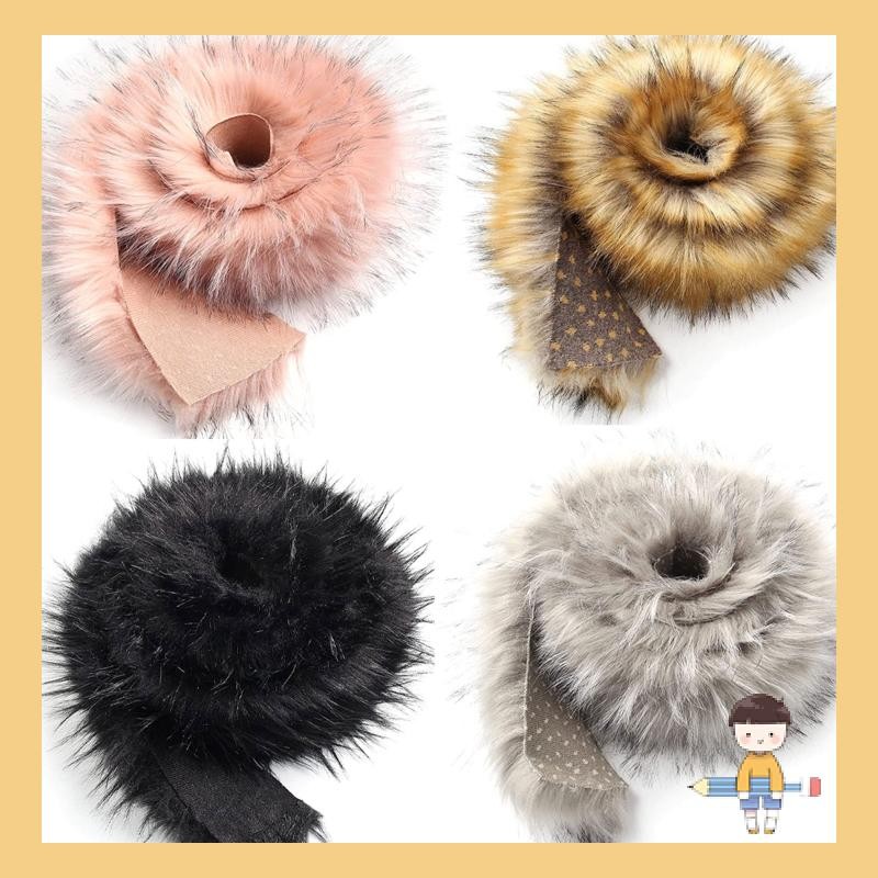 Stat Smooth Faux Fur ผ้าแถบขนสัตว์ริบบิ้นเทปสบาย Faux Fur Trim สําหรับ DIY