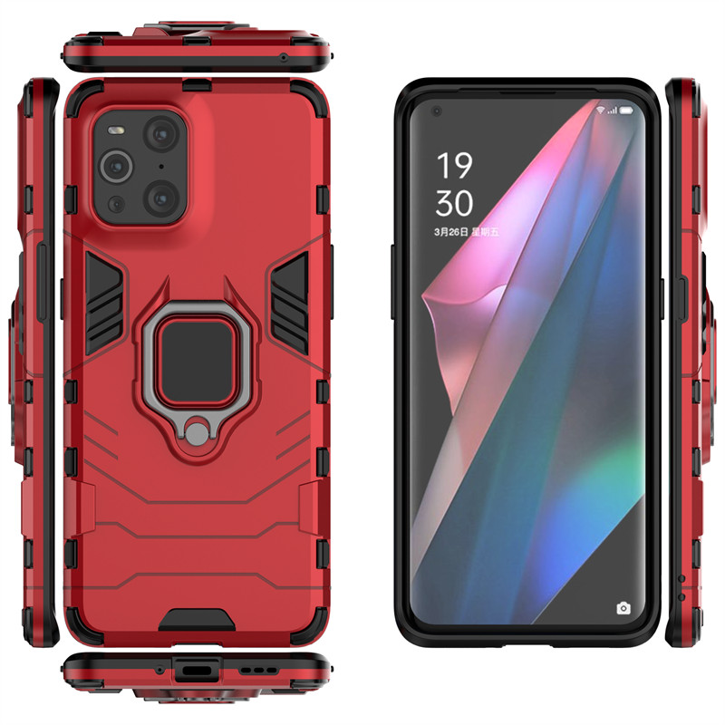 สําหรับ OPPO Find X3, Find X3 Pro, ฝาครอบป้องกันโทรศัพท์เกราะที่มีศักยภาพ, เคสโทรศัพท์วัสดุ PC ป้องกันการระเบิด